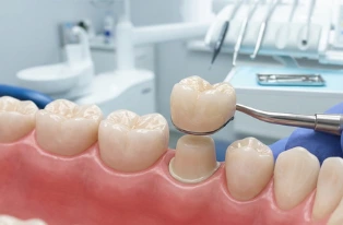 Zirconia and ceramic dental crowns